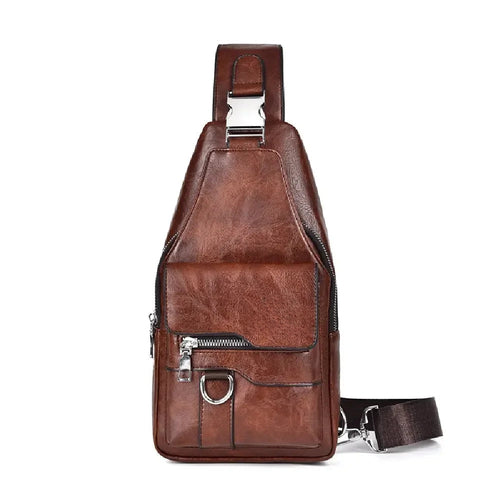 Men Cross Body Bag Sling Backpack
