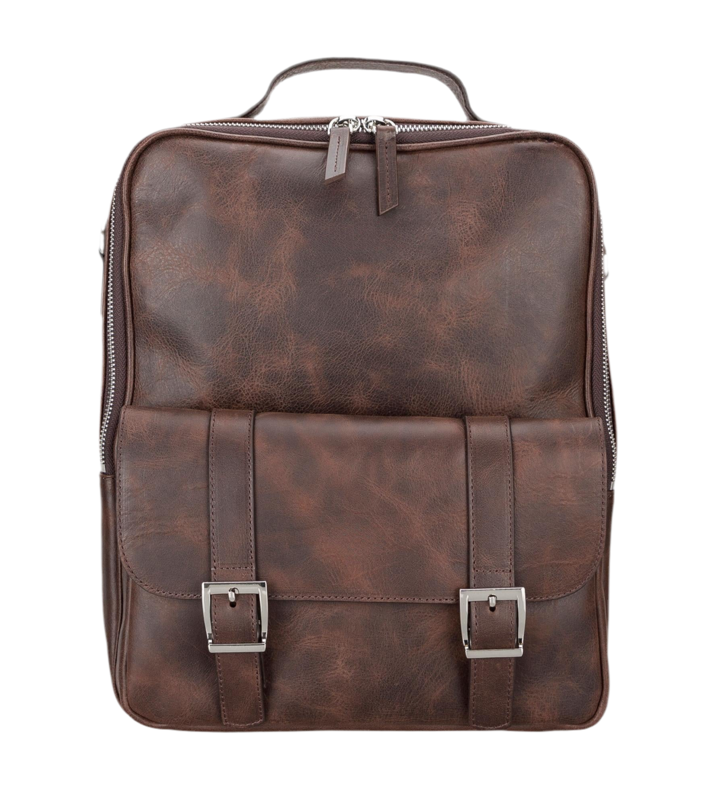 Elmira Leather Laptop Backpack (Unisex)
