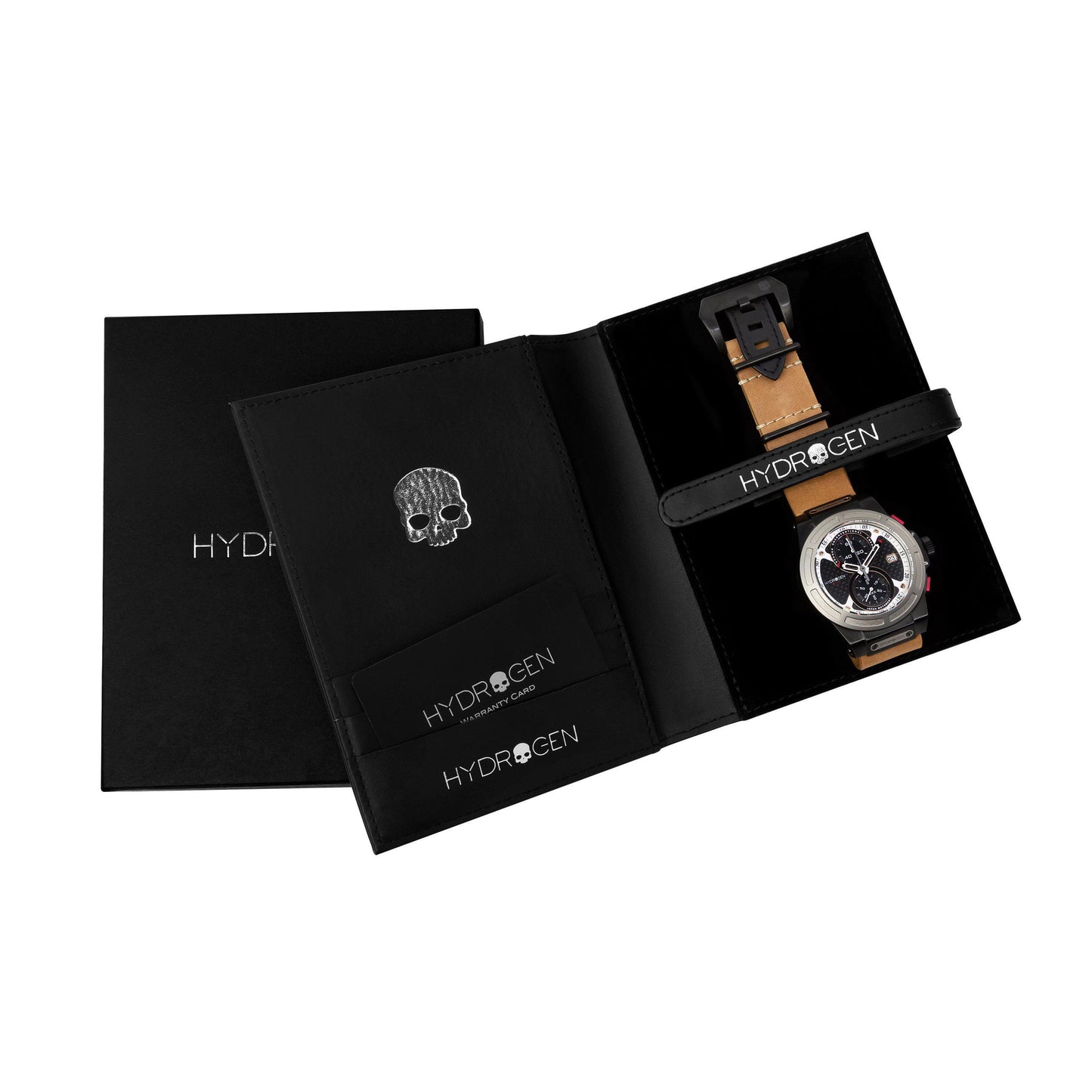 Hydrogen Watch Otto Chrono Silver Black Nato