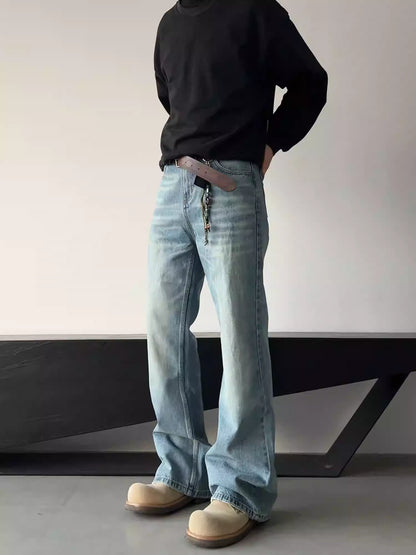 Men's Skinny Slim-fit Tall-looking Jeans