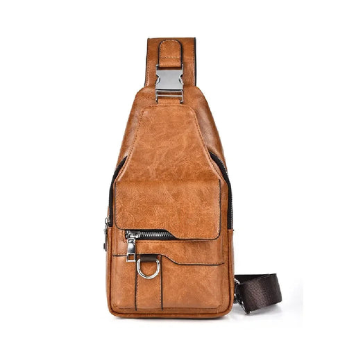 Men Cross Body Bag Sling Backpack