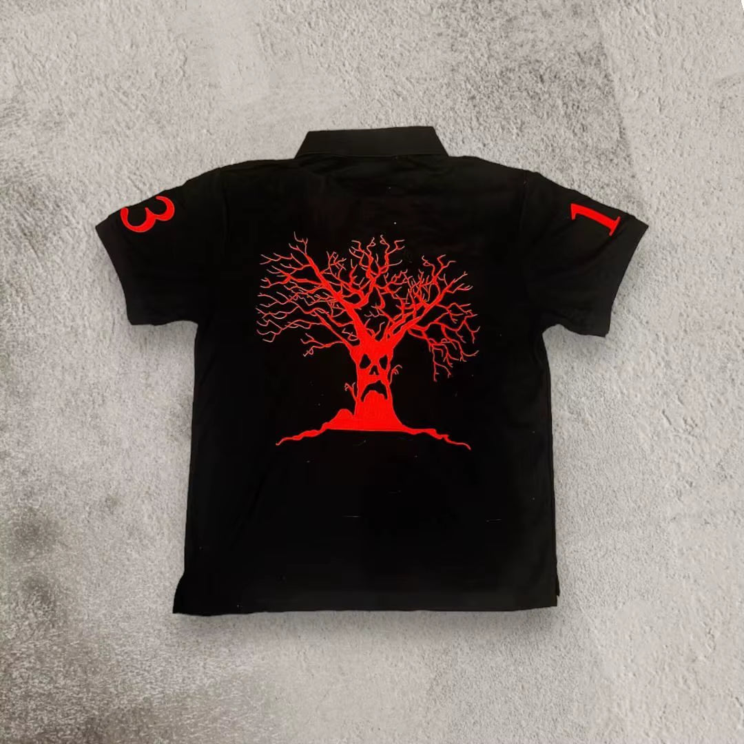 Oversized Graphic Shirt Men Hip Hop Retro Y2K Men Shirts Harajuku Letter Pattern T Shirts Casual Shirt Cotton Tops Streetwear